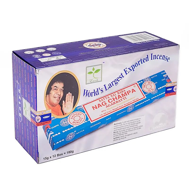 Satya Nag Champa incense box