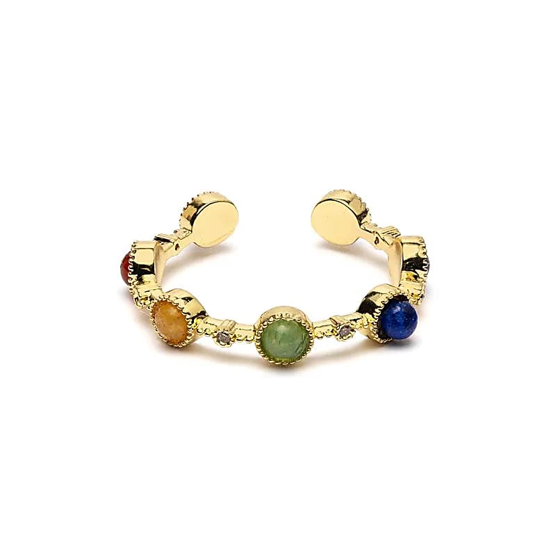 7 Chakra Stone Ring