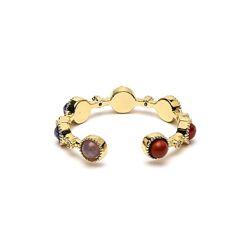 7 Chakra Stone Ring