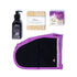 Ottoman Massage Gift Set Lavender: massage oil, olive oil soap, travertine dish and massage glove