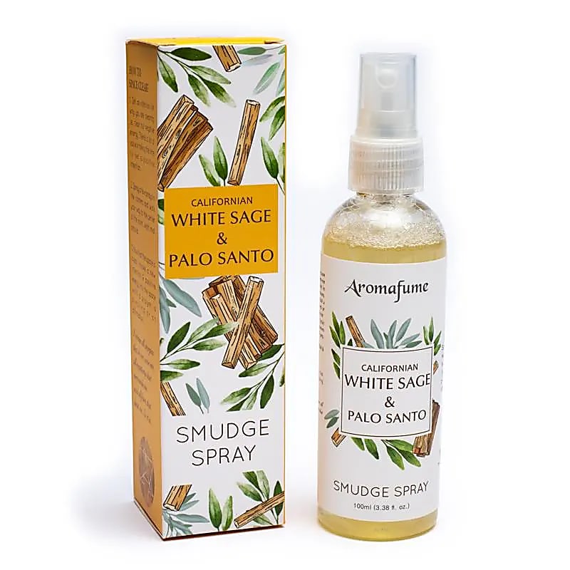 Aromafume white sage and palo santo smudge spray
