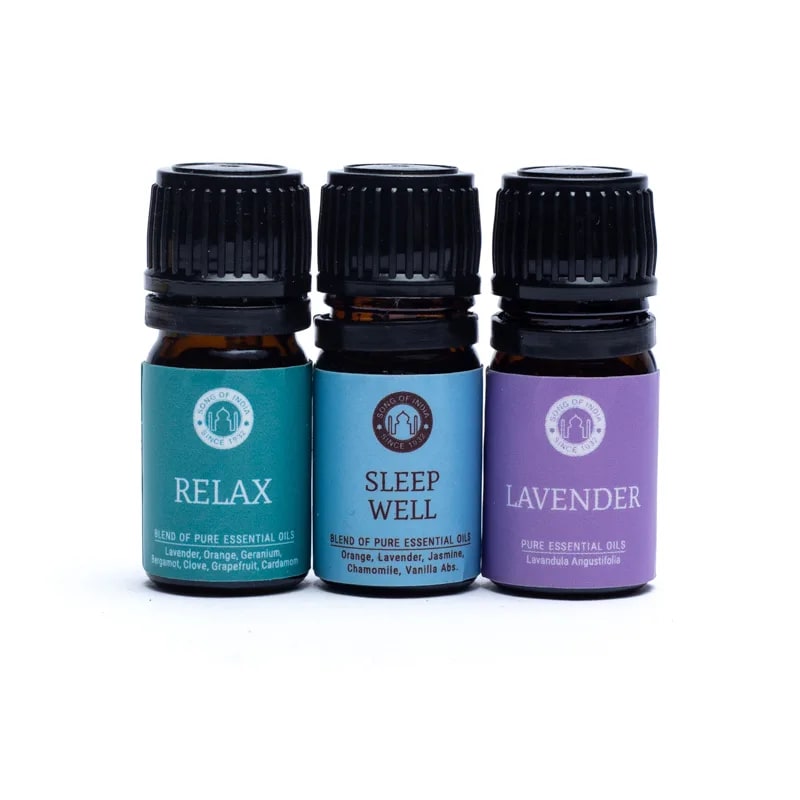 Sleep aromatherapy oil set open box