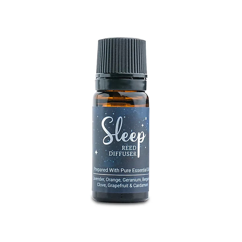 Sleep essential oil box and bottle