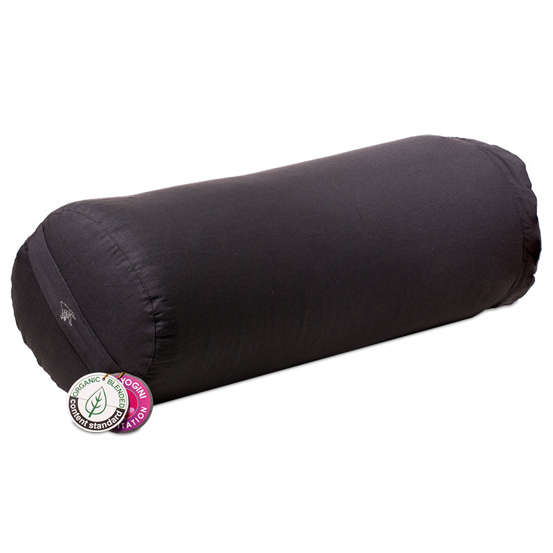 Meditation bolster anthracite organic cotton