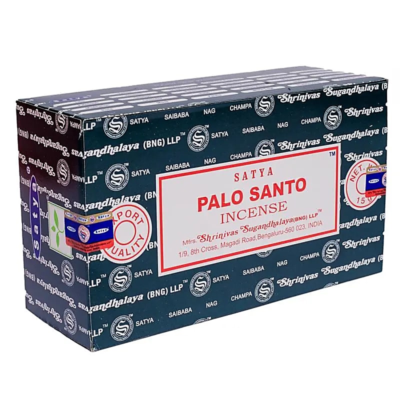 Satya Palo Santo incense box